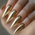 12 Sizes-24 Pcs Press On Nails Y1434