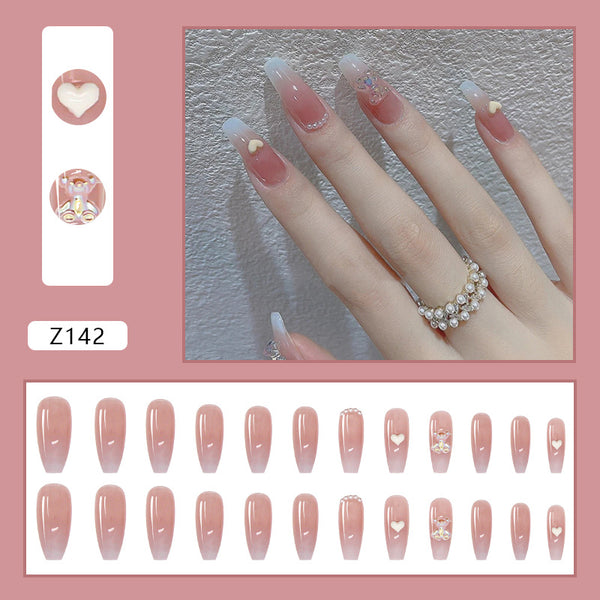 12 Sizes-24 Pcs Press On Nails Z122