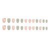 12 Sizes-24 Pcs Press On Nails W1069