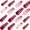 12 Sizes-24 Pcs Press On Nails JP3081