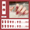12 Sizes-24 Pcs Press On Nails Z243