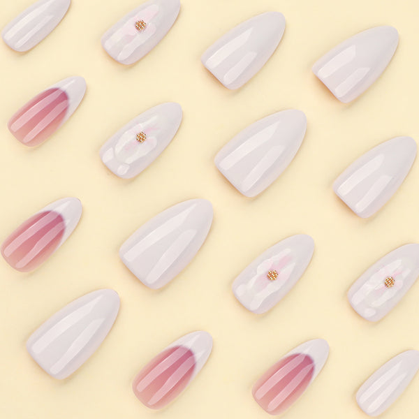 12 Sizes-24 Pcs Press On Nails JP3896
