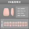 12 Sizes-24 Pcs Press On Nails FM010-01