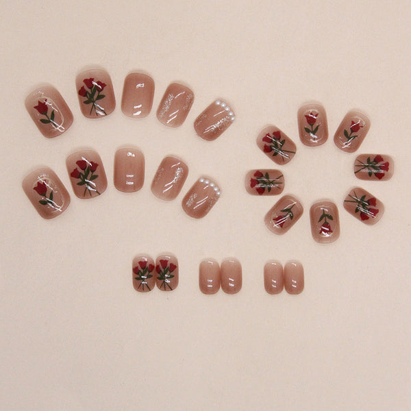 12 Sizes-24 Pcs Press On Nails Z793