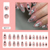 12 Sizes-24 Pcs Press On Nails W717