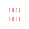 12 Sizes-24 Pcs Press On Nails W072
