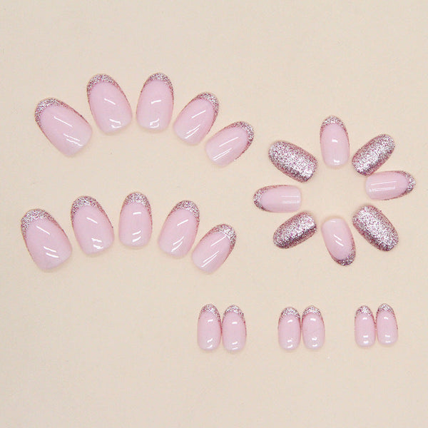 12 Sizes-24 PcsPress On Nails W495