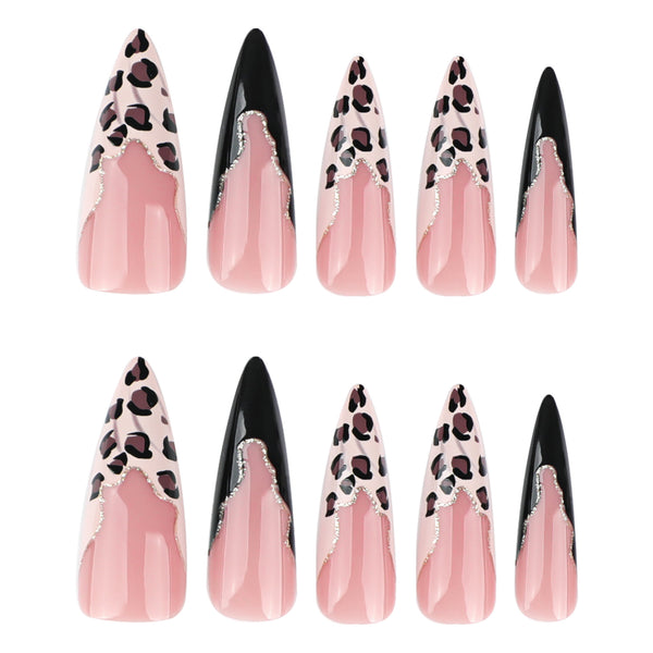 12 Sizes-24 Pcs Press On Nails JP3591
