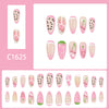 12 Sizes-24 Pcs Press On Nails C1625