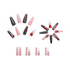 12 Sizes-24 Pcs Press On Nails Y444