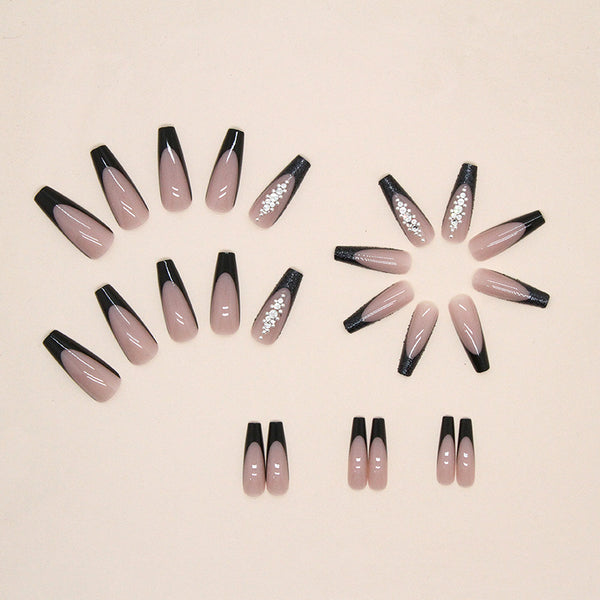 12 Sizes-24 Pcs Press On Nails Z595
