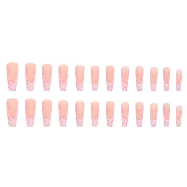 12 Sizes-24 Pcs Press On Nails W347