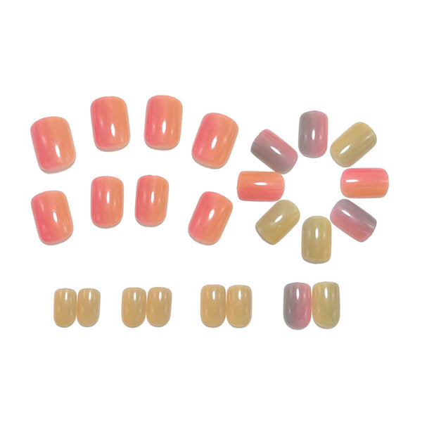 12 Sizes-24 Pcs Press On Nails Y1738