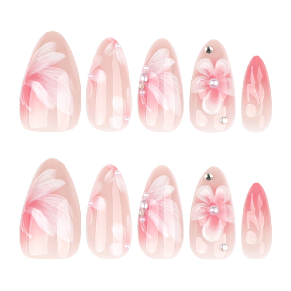 12 Sizes-24 Pcs Press On Nails JP3882