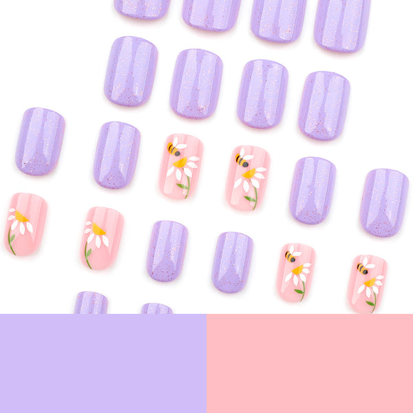 12 Sizes-24 Pcs Press On Nails JP3972