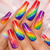 12 Sizes-24 Pcs Press On Nails Y2027