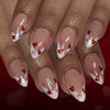 12 Sizes-24 Pcs Press On Nails C1498