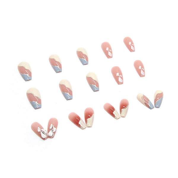 12 Sizes-24 Pcs Press On Nails Z498