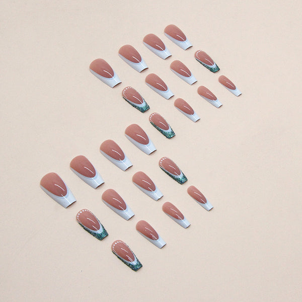 12 Sizes-24 Pcs Press On Nails W547