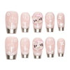 12 Sizes-24 Pcs Press On Nails SP168