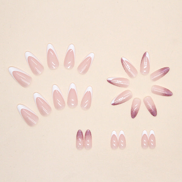 12 Sizes-24 Pcs Press On Nails W443