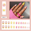 12 Sizes-24 Pcs Press On Nails W437