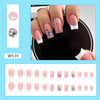 12 Sizes-24 Pcs Press On Nails W521