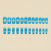 12 Sizes-24 Pcs Press On Nails Y1555