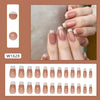 12 Sizes-24 Pcs Press On Nails W1628