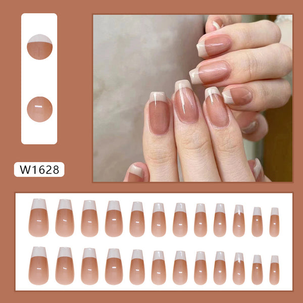 12 Sizes-24 Pcs Press On Nails W1628