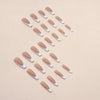 12 Sizes-24 Pcs Press On Nails W697