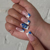 12 Sizes-24 Pcs Press On Nails BZ1417