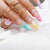 12 Sizes-24 Pcs Press On Nails JP1123