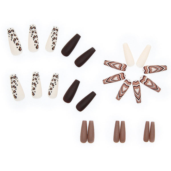 12 Sizes-24 Pcs Press On Nails W122
