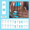 12 Sizes-24 Pcs Press On Nails W169