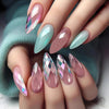 12 Sizes-24 Pcs Press On Nails W1598