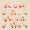 12 Sizes-24 Pcs Press On Nails Y1412