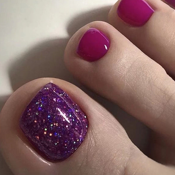 12 Sizes-24 Pcs Press On Nails F115