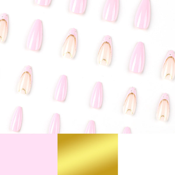 12 Sizes-24 Pcs Press On Nails JP2497