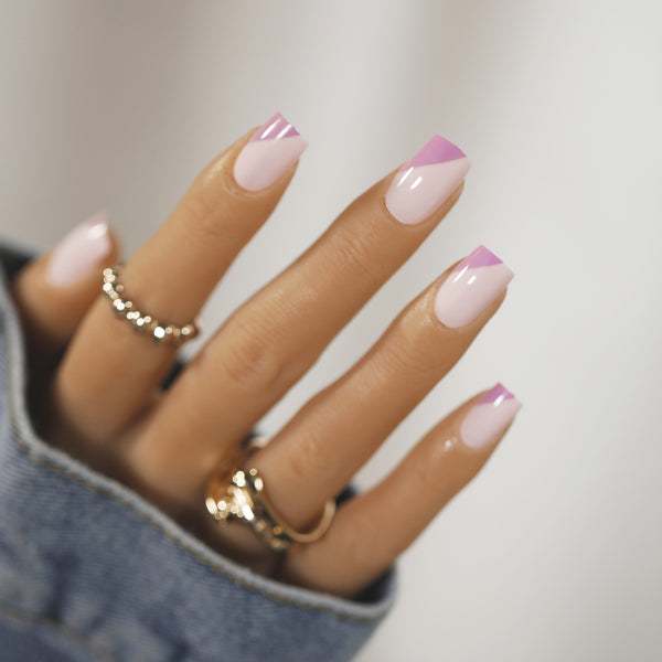 12 Sizes-24 Pcs Press On Nails 1092