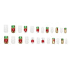 12 Sizes-24 Pcs Press On Nails W1875