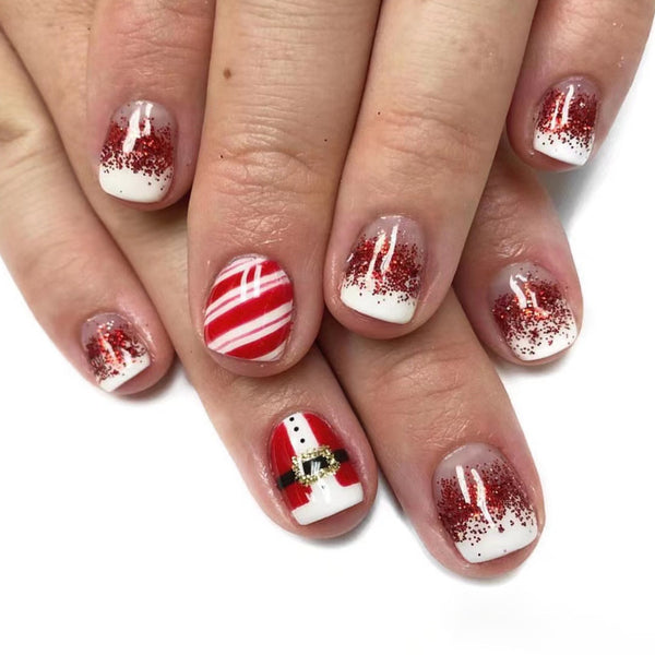 Christmas Press On Nails-2 Sets Mixed Pack (48PCS Total) C-mix-4