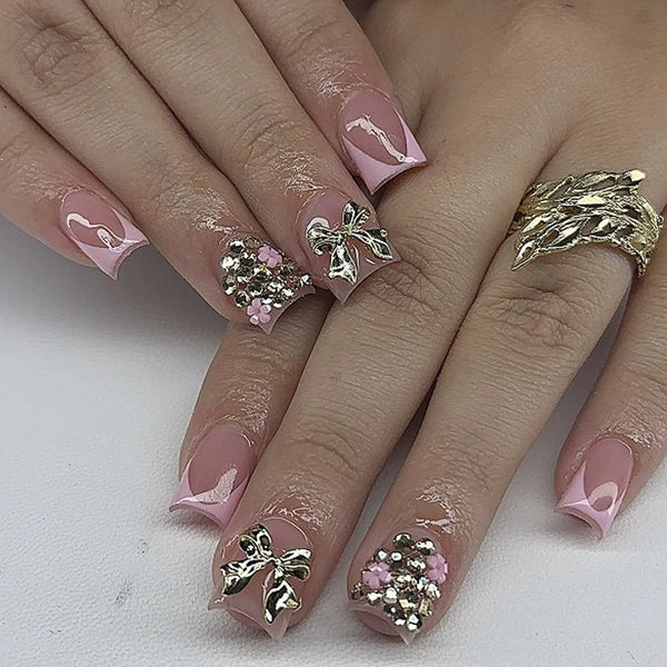 12 Sizes-24 PcsPress On Nails JP3658