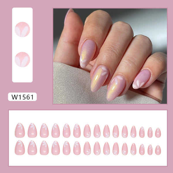 12 Sizes-24 PcsPress On Nails W1561