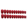12 Sizes-24 Pcs Press On Nails Y1601