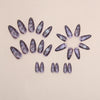 12 Sizes-24 Pcs Press On Nails W1310