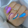 12 Sizes-24 Pcs Press On Nails W709