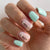 12 Sizes-24 Pcs Press On Nails R765