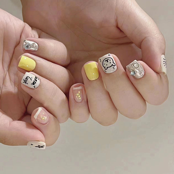12 Sizes-24 Pcs Press On Nails Z799