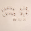 12 Sizes-24 Pcs Press On Nails W1439
